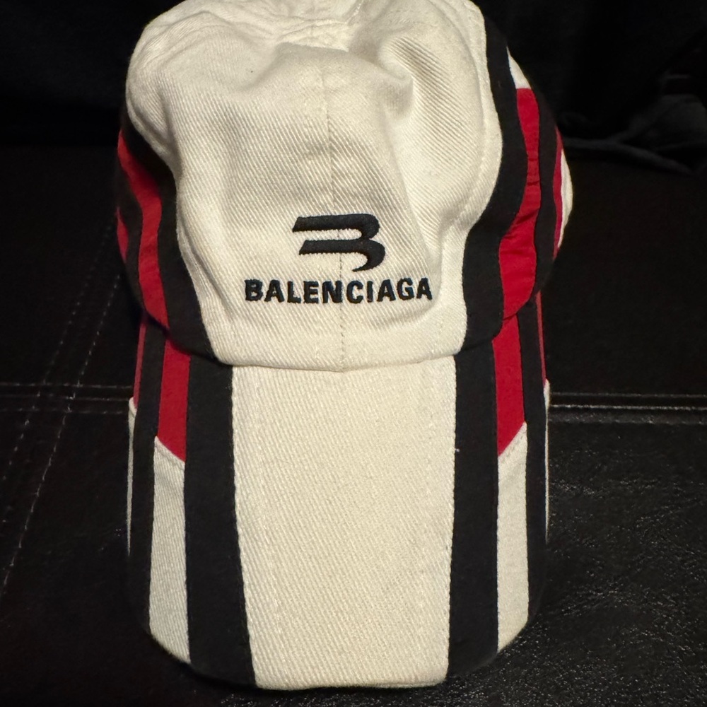 Balenciaga track cap.